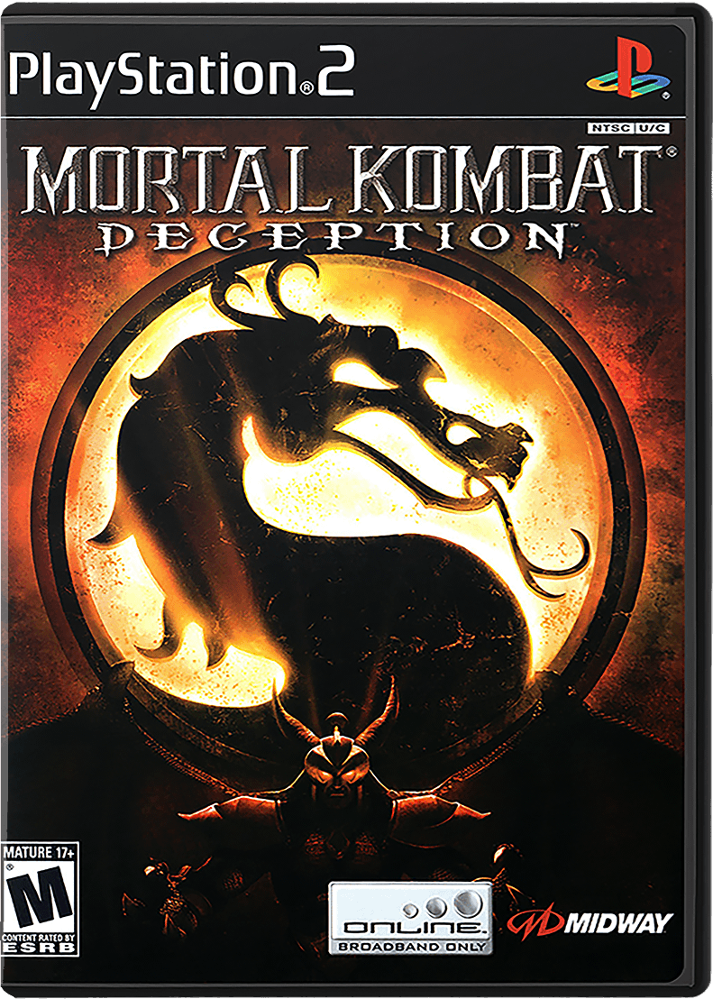Mortal Kombat Deception Premium Pack box art for Playstation 2